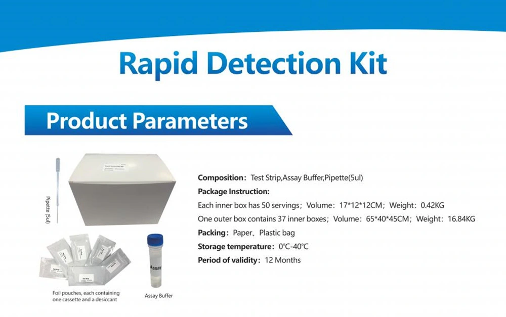 Antibody Igm Igg Strip Test Cassette Rapid Detection Kit Buffer